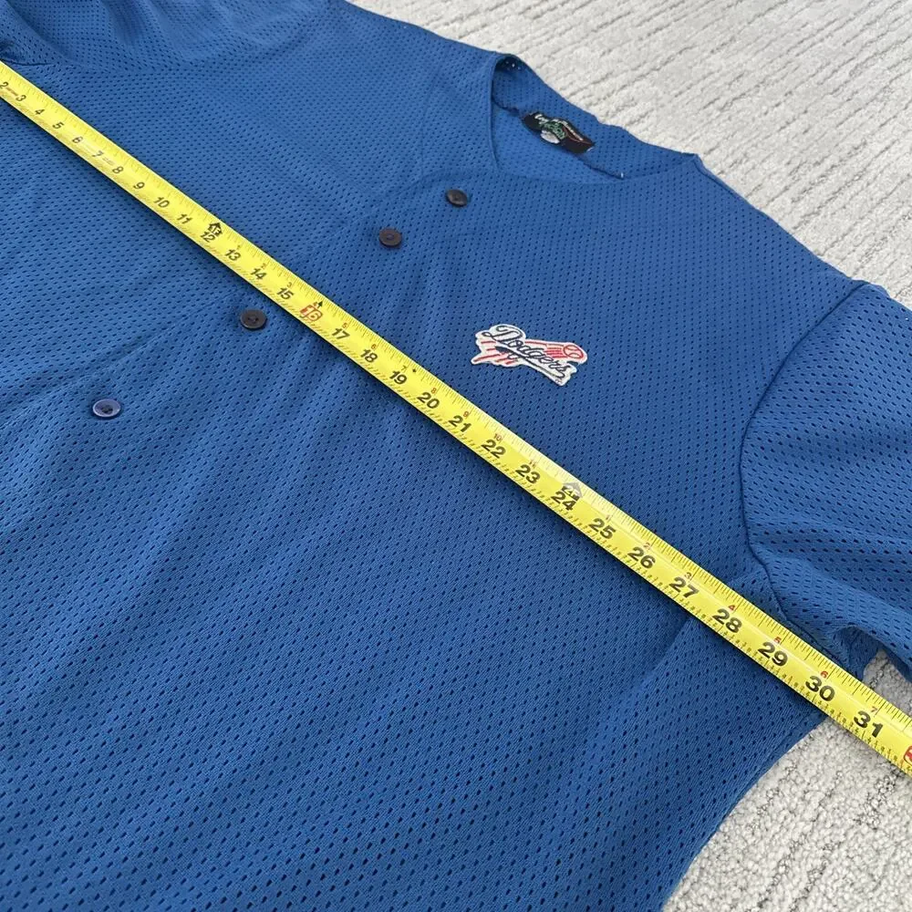 Dodgers T Shirt/Warm Up jersey‎ Levy Restaurants The Ericson Group Button Up 2XL